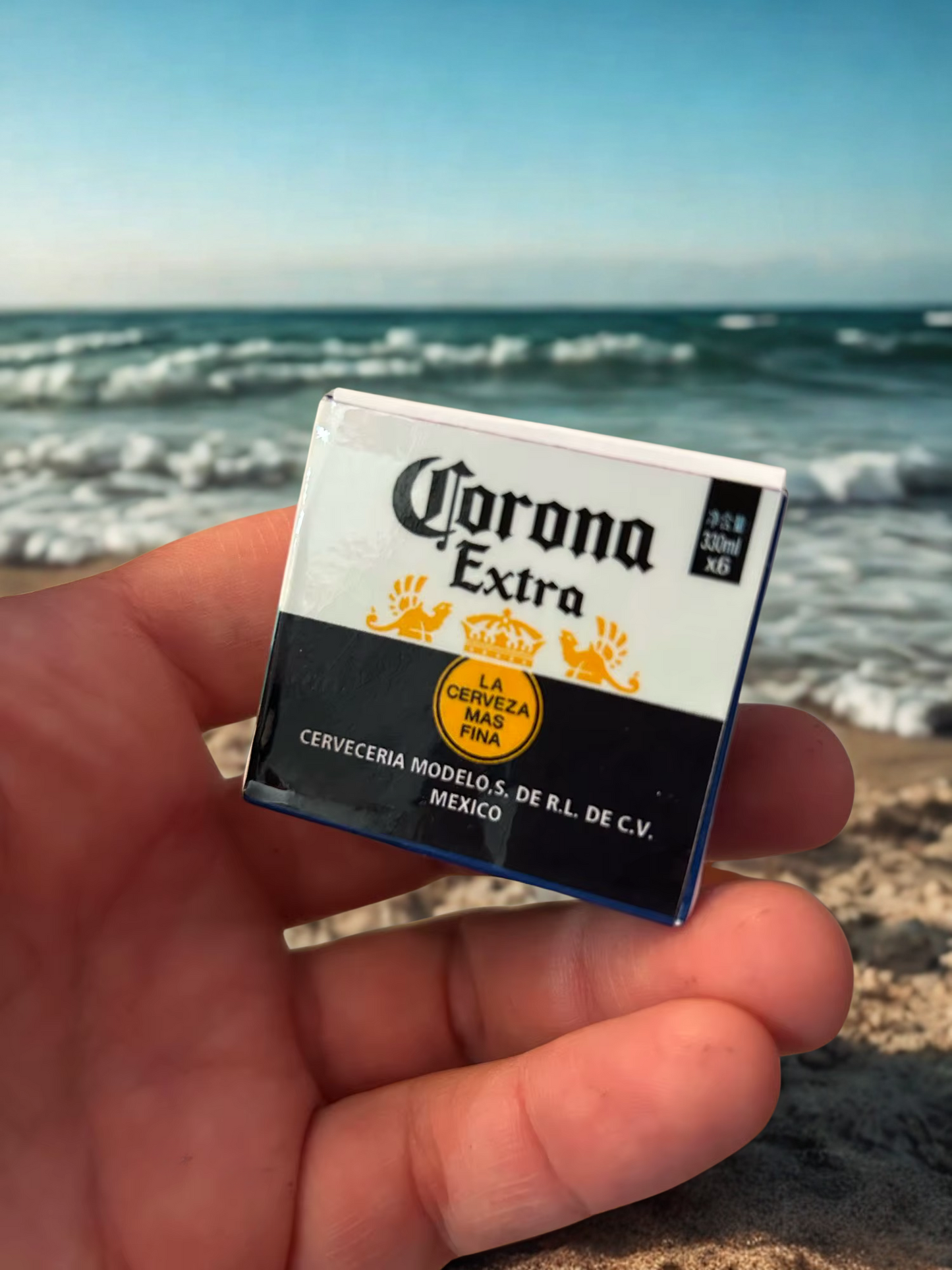"Party Time!" Dollhouse Beer Set | Quirky Miniature Corona Beer Drink Scene