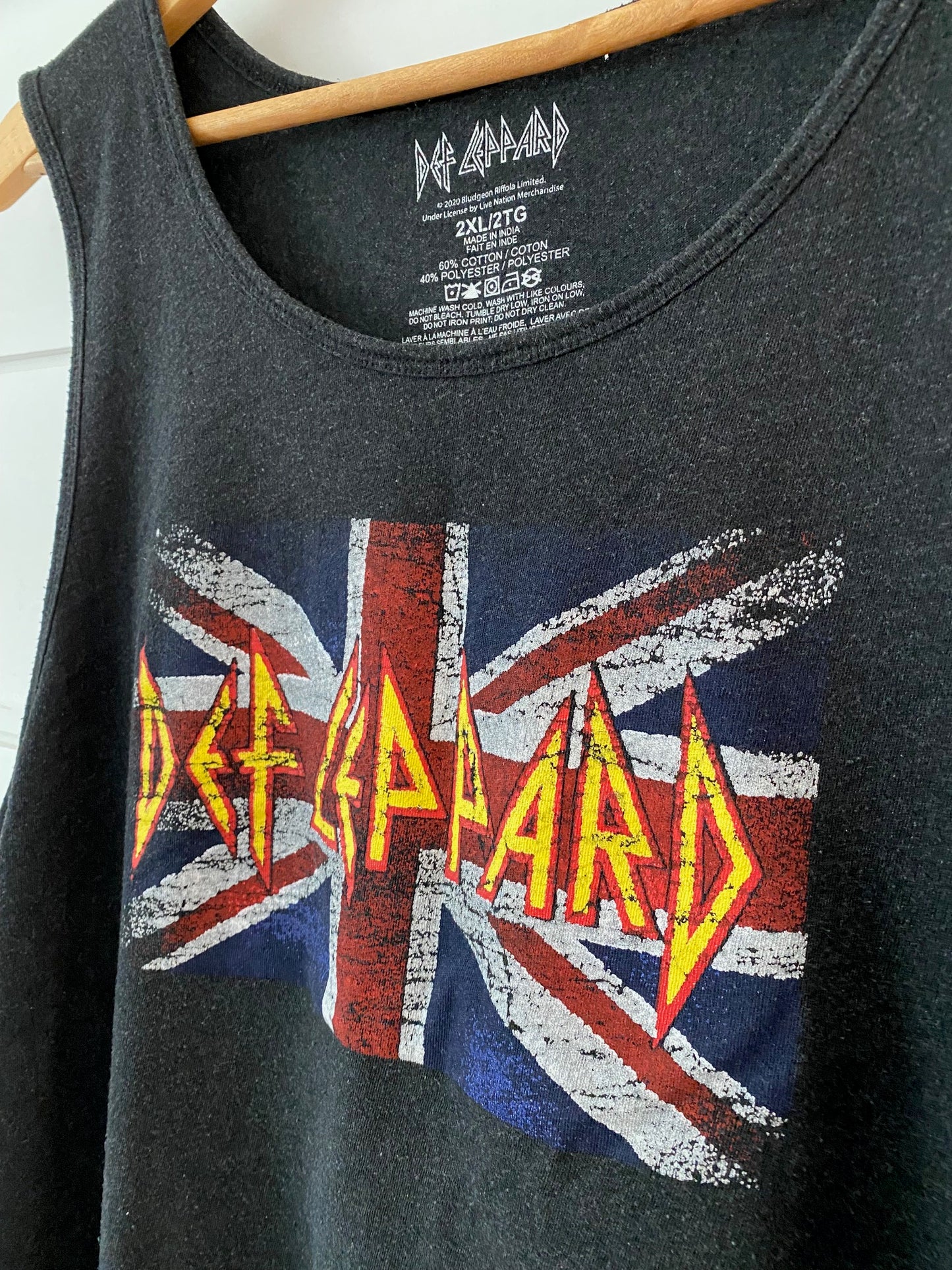 Def Leppard Grey Tank Top Unisex Men's