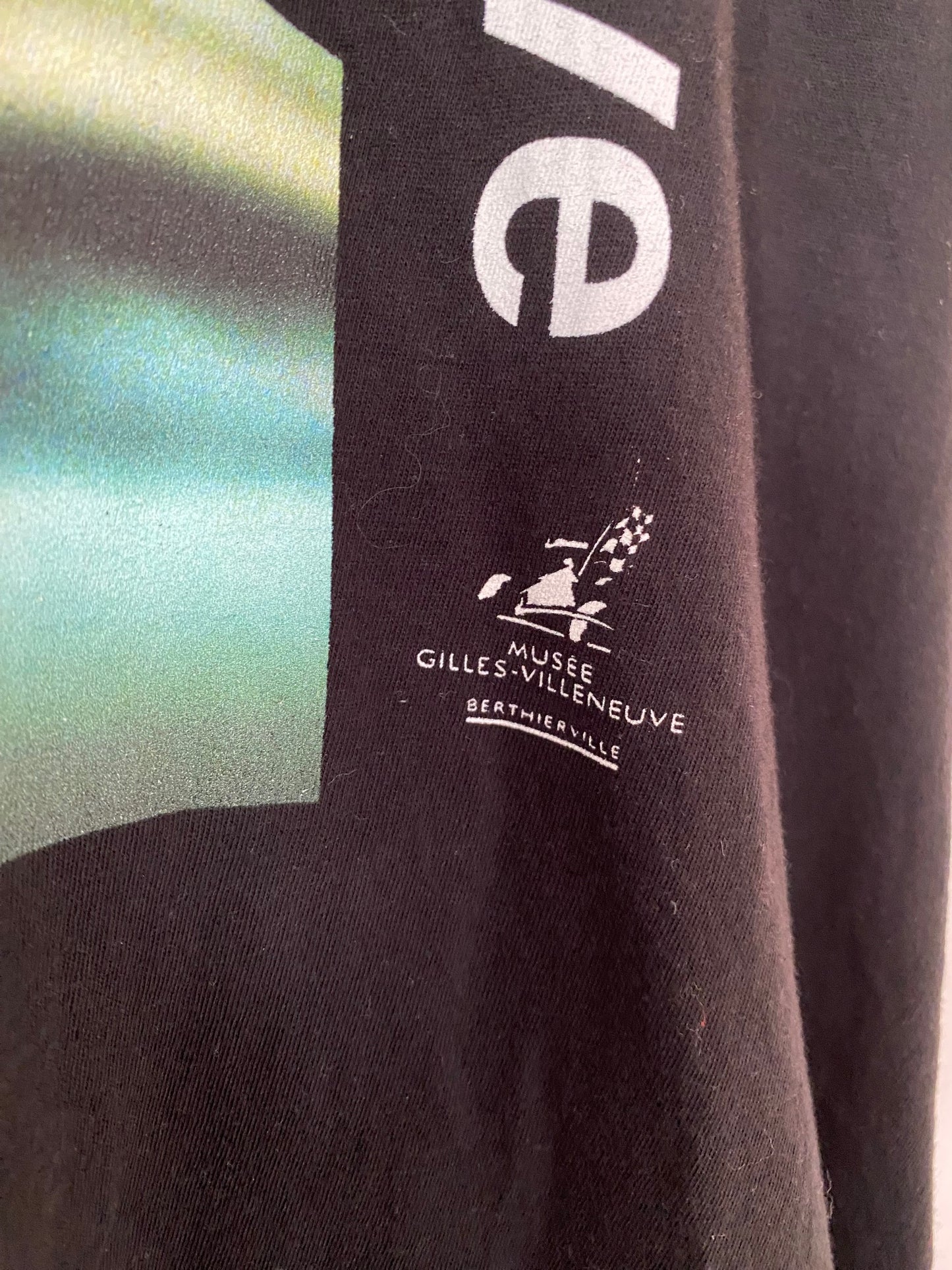 Gilles Villeneuve Black t-shirt Short Sleeves size Medium Formula 1
