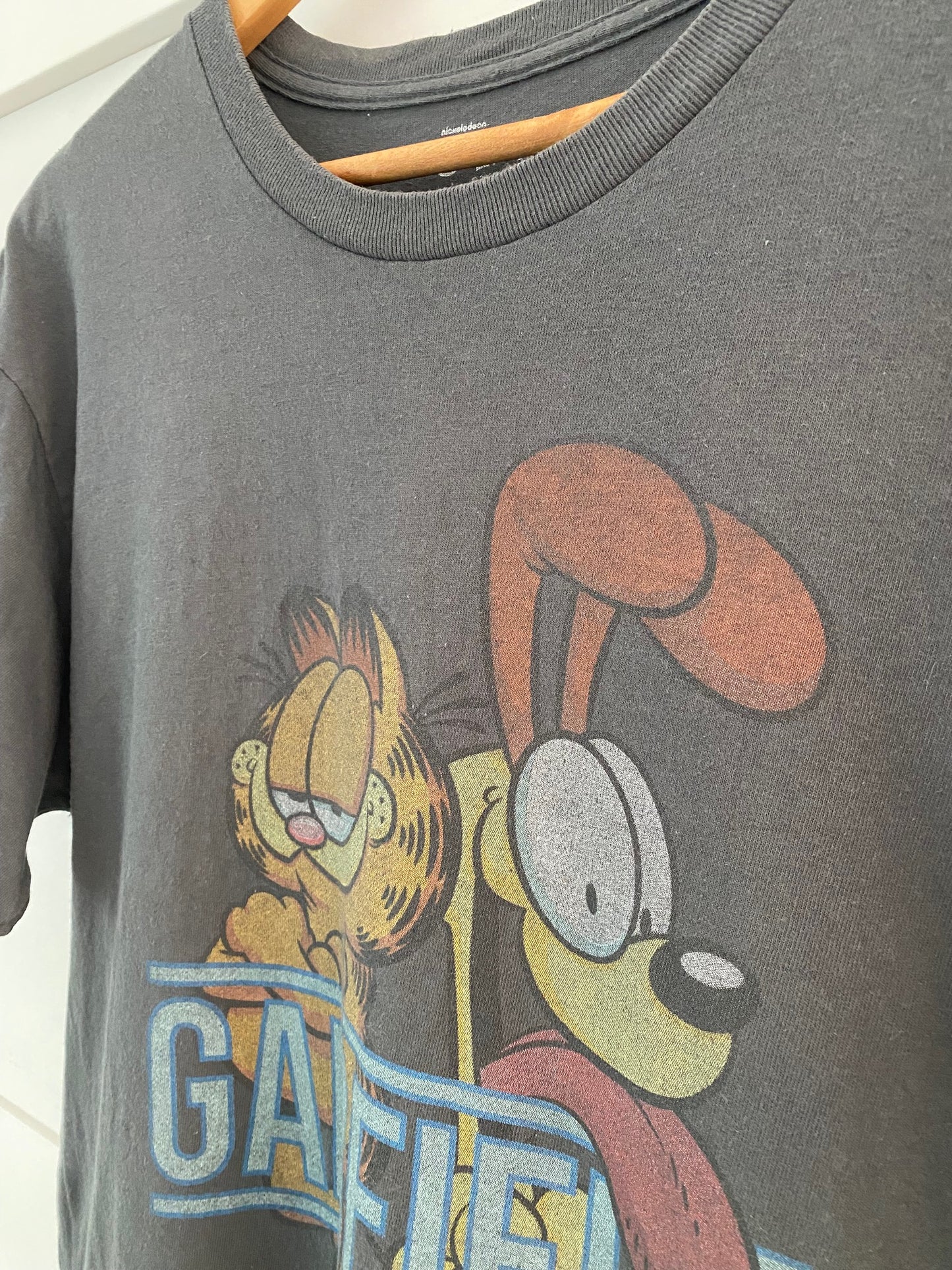 Grey Garfield Short Sleeves T-shirt