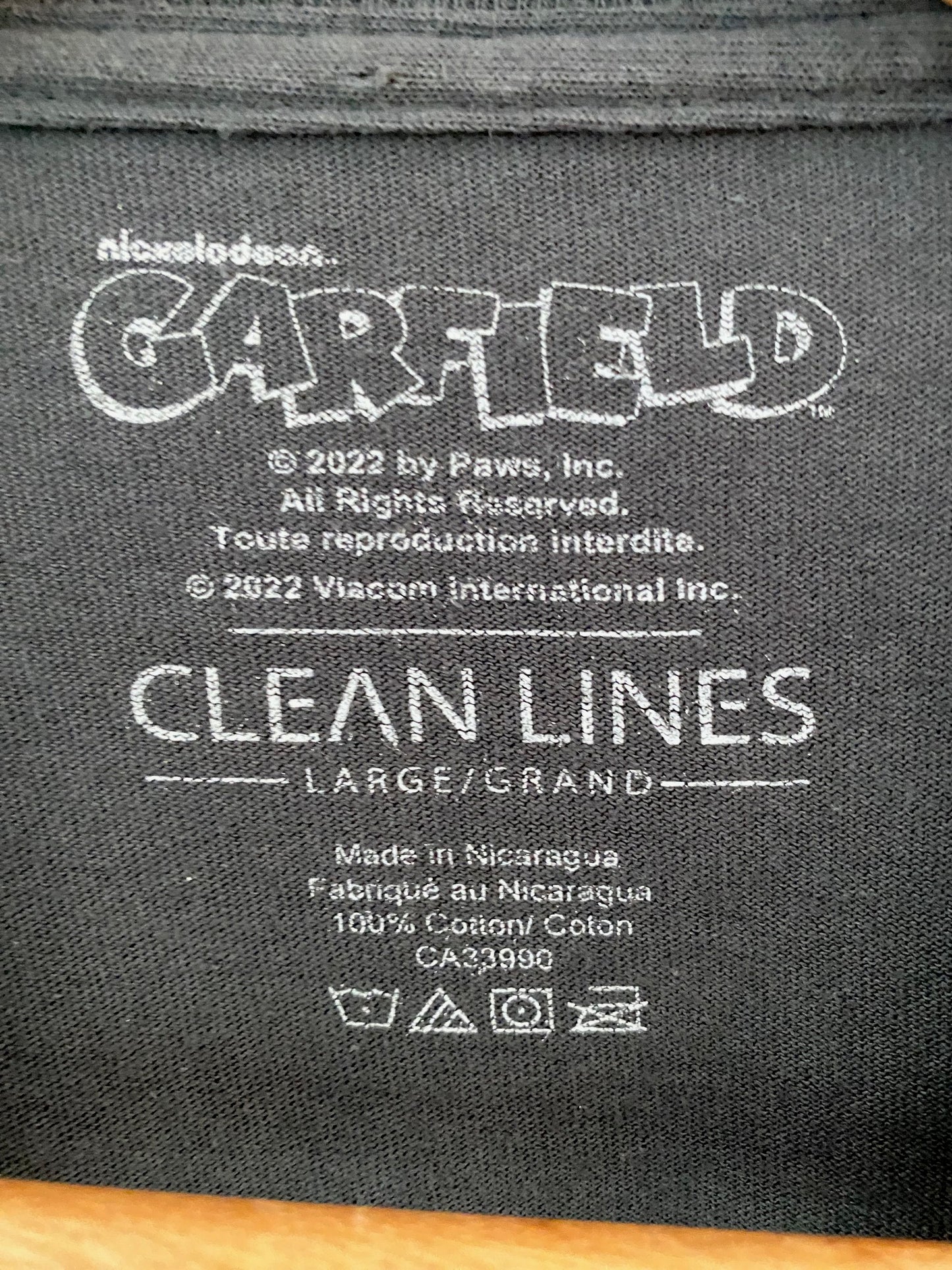Grey Garfield Short Sleeves T-shirt