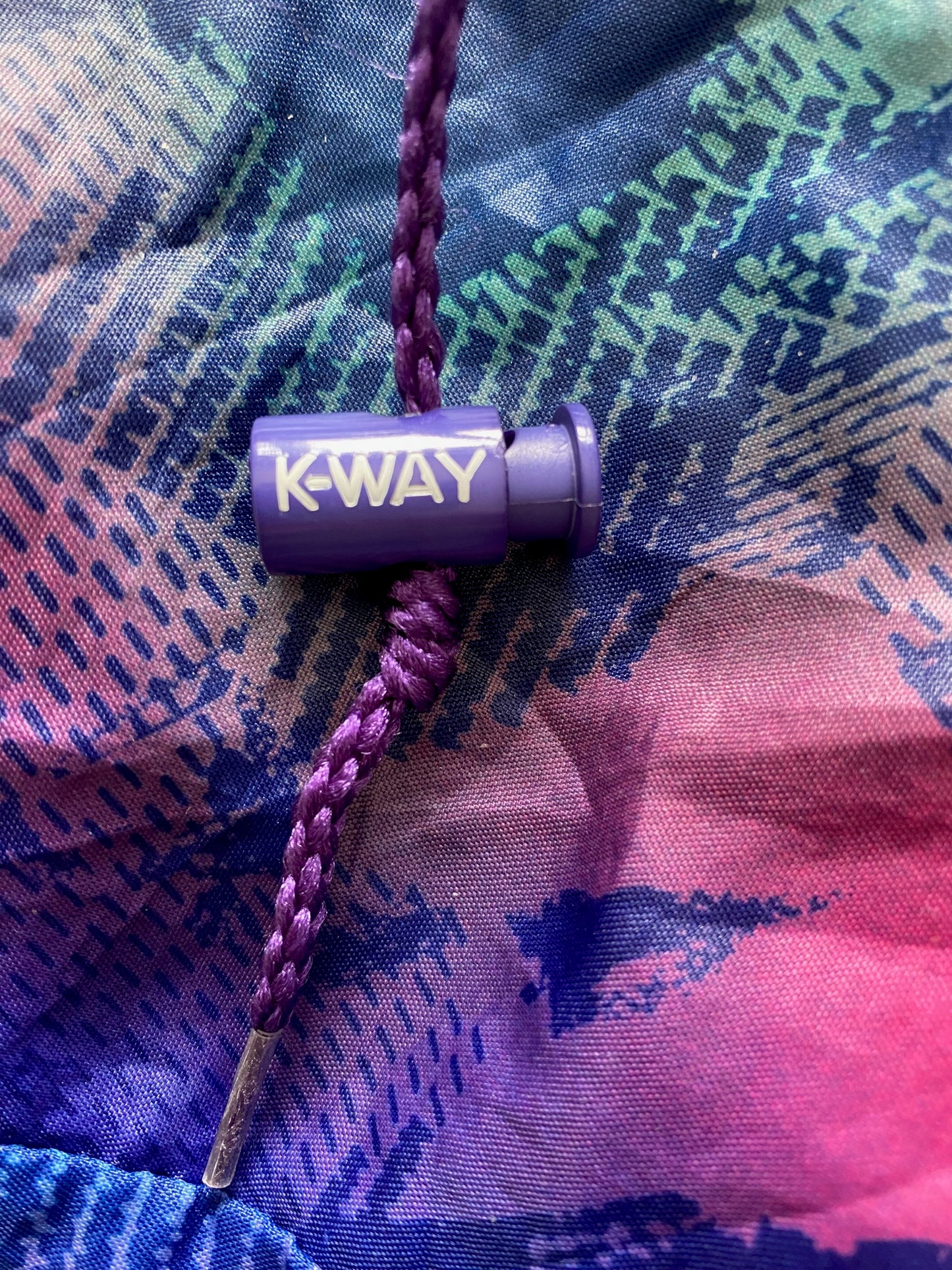 original vintage k-way laces with name