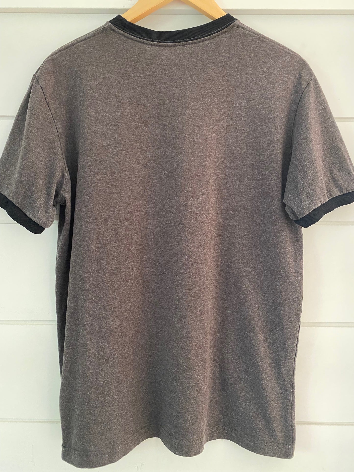 Grey Vintage Mickey Mouse Men's T-shirt Short Sleeves Walt Disney World