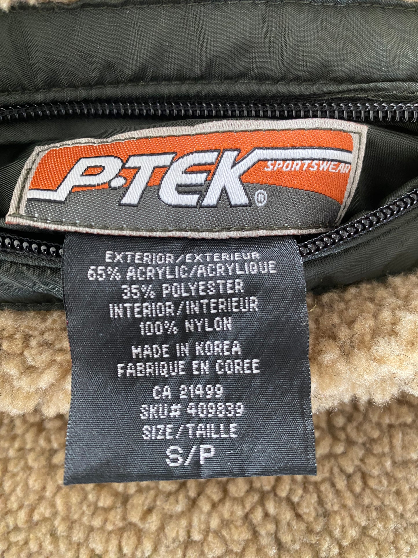 Vest for Men/Green Unisex Sleeveless Reversible Ptek
