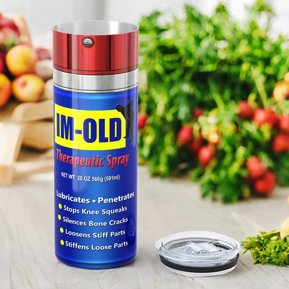 The "Fix Anything" Travel Mug – WD-40 Inspired Stainless Steel Thermos Cup 20oz
