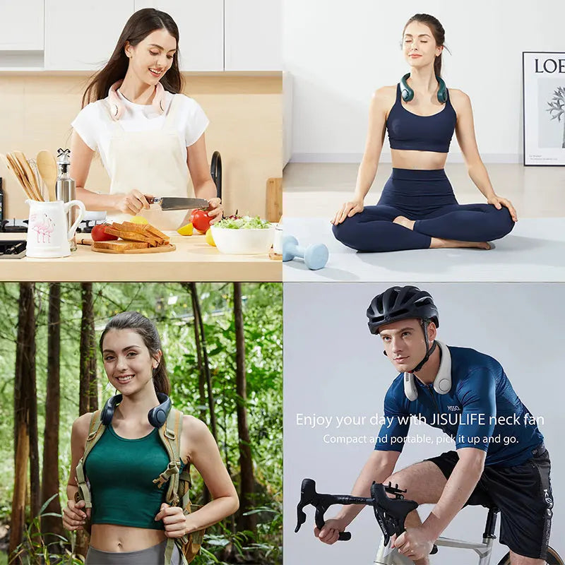 Chill Out Anywhere: Portable Air Conditioner Split air-conditioner Wearable Neck Fan for Hands-Free Cool! Outside workers