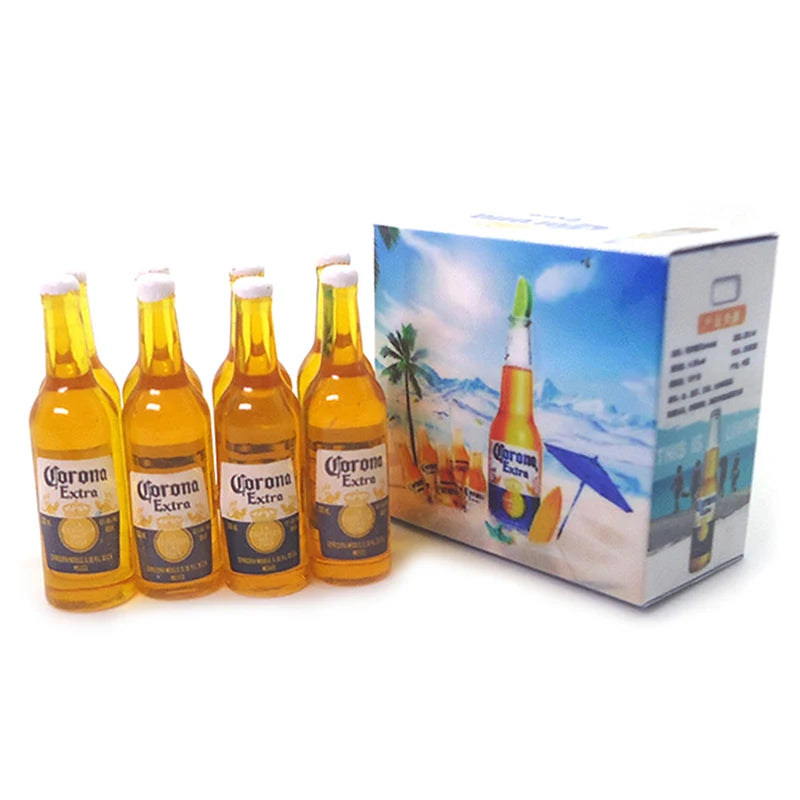 "Party Time!" Dollhouse Beer Set | Quirky Miniature Corona Beer Drink Scene