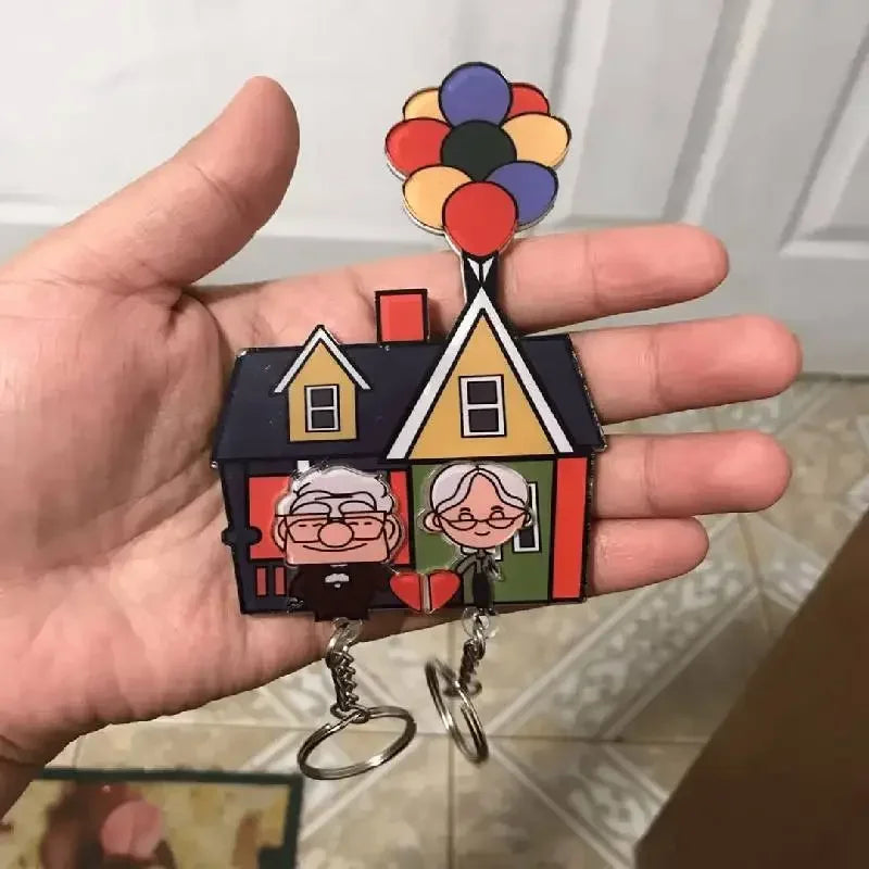 Adventure Awaits" House Balloon Keychain – Inspired by Disney's Up!