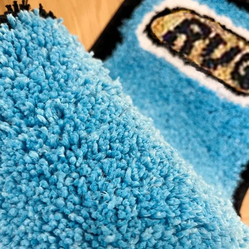 Light Up Your Room: Novelty Lighter Shape Area Rug | Fun & Cozy Home Decor Mat