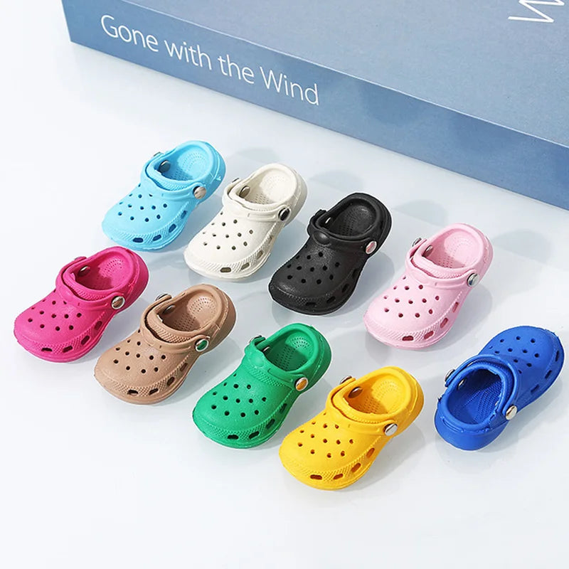 Step Up Your Style: Adorable 3D Mini Shoe Charms for Crocs! 3D New Mini Shoe Charms for Clogs Accessories Shoe Decorations