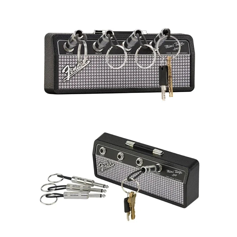 "Rock Your Keys" Wall Mount | Creative Guitar Amp Key Organizer | Musician Home Decor