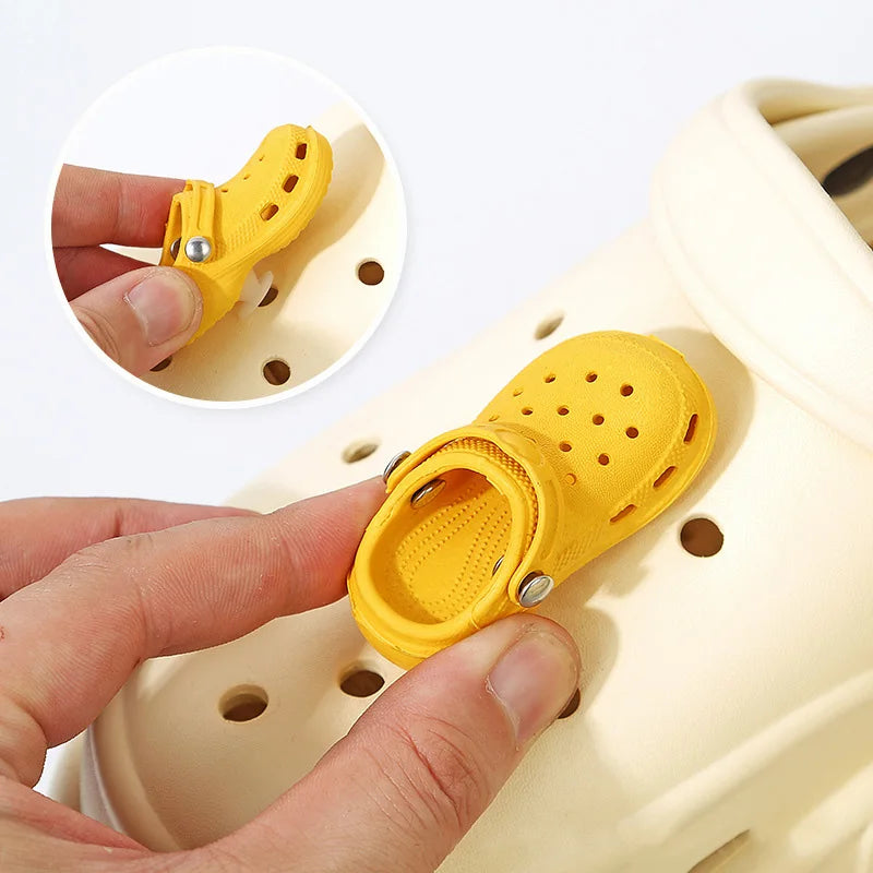 Step Up Your Style: Adorable 3D Mini Shoe Charms for Crocs! 3D New Mini Shoe Charms for Clogs Accessories Shoe Decorations