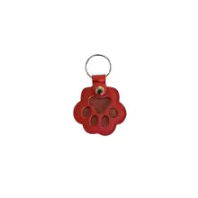 red paw key chain