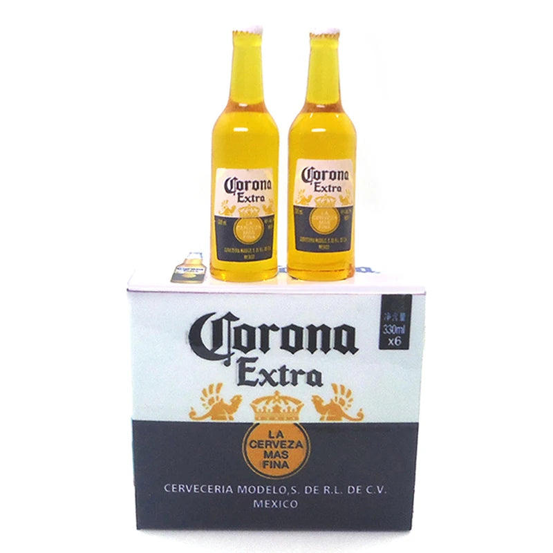 "Party Time!" Dollhouse Beer Set | Quirky Miniature Corona Beer Drink Scene