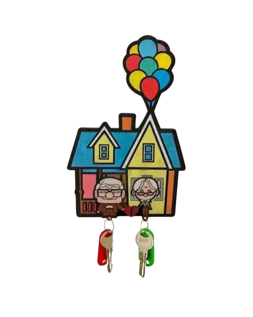 Adventure Awaits" House Balloon Keychain – Inspired by Disney's Up!