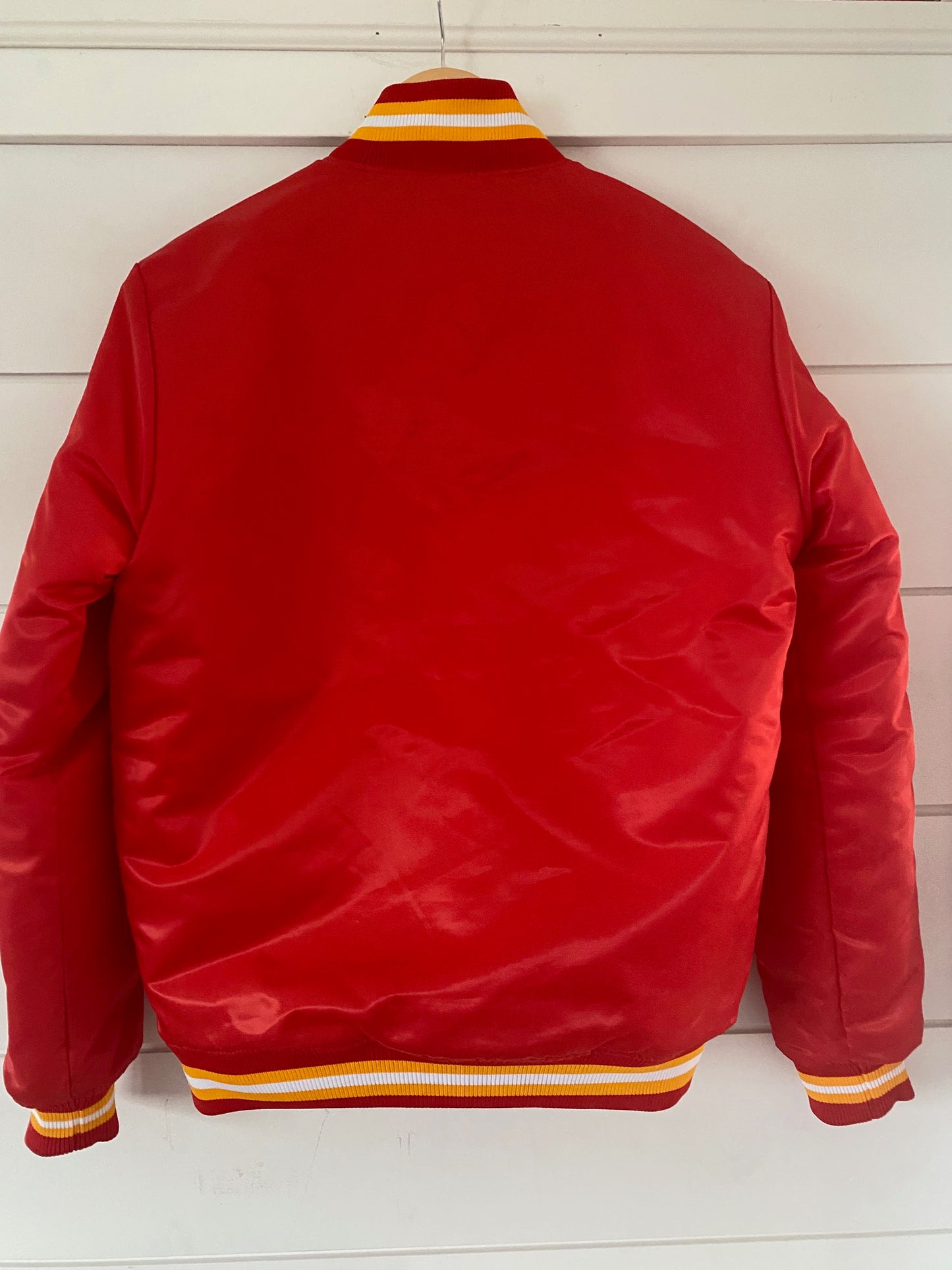 Kansas City Chiefs Bomber Jacket Player Michell & Ness Hardwood Classics Small