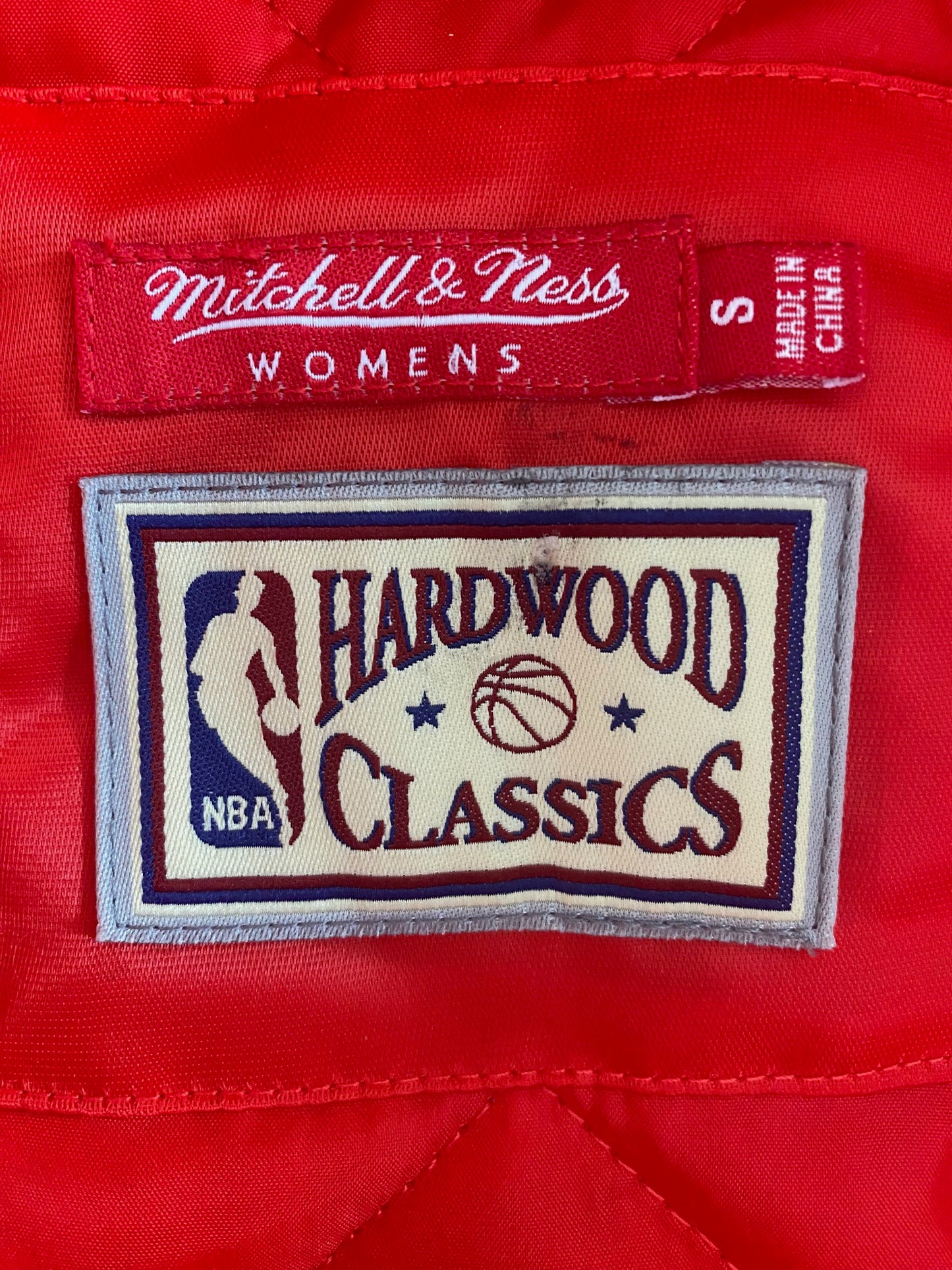 Kansas City Chiefs Bomber Jacket Player Michell & Ness Hardwood Classics Small