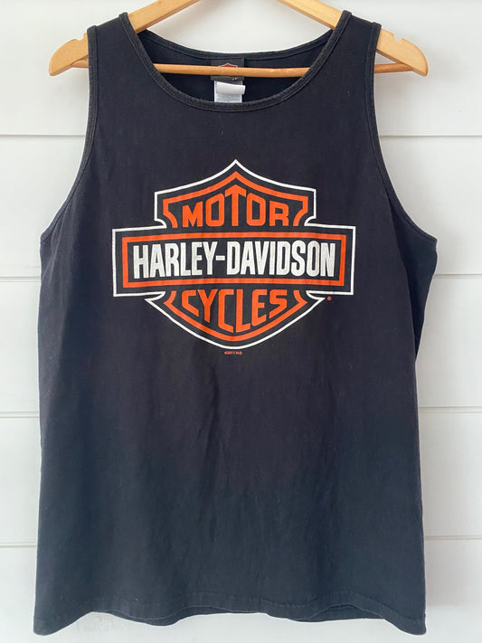Vintage Harley-Davidson Used Vintage Tank Top - Daytona Beach Retro Tee | Authentic Biker Style