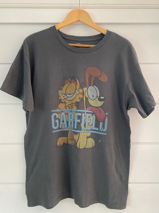 Grey Garfield Short Sleeves T-shirt