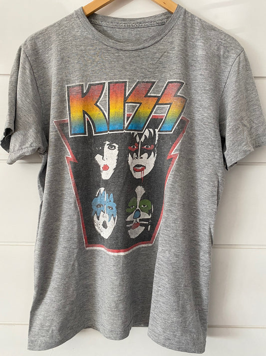 KISS Band Members Graphic T-Shirt | Classic Rock and Roll All Night!