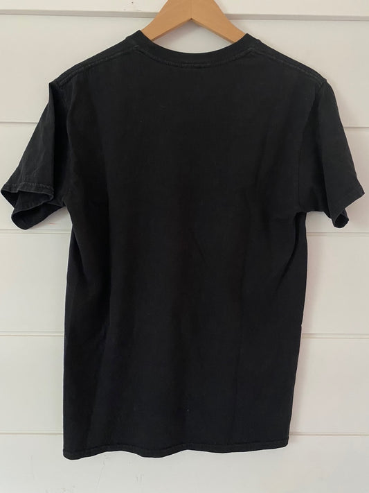 back black t-shirt short sleeve