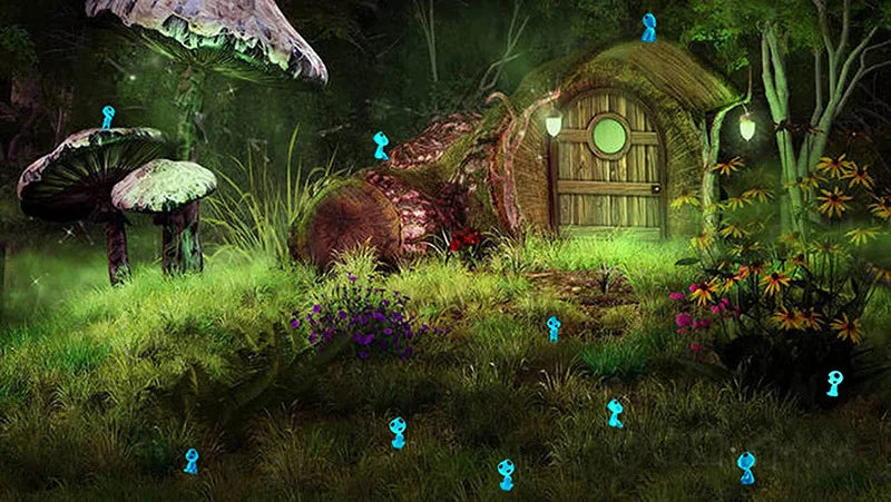 10Pcs Enchanting Luminous Elf Miniatures – Glow-in-the-Dark Garden