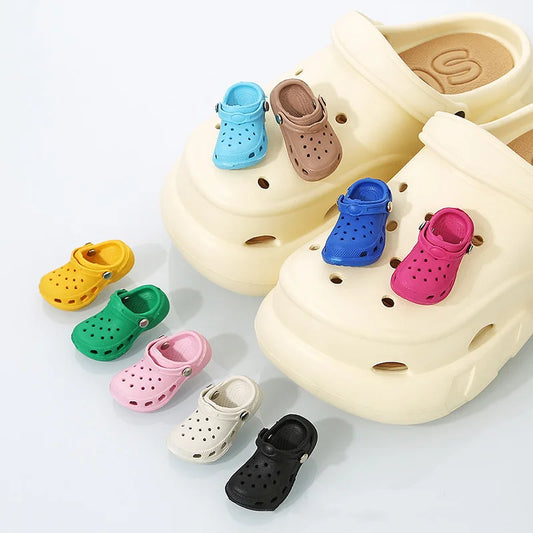 Step Up Your Style: Adorable 3D Mini Shoe Charms for Crocs! 3D New Mini Shoe Charms for Clogs Accessories Shoe Decorations