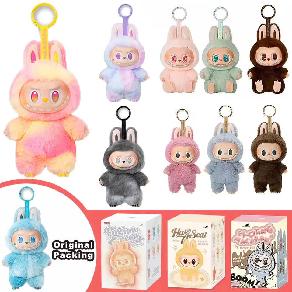 Unbox the Hype: Labubu The Monsters "Have A Seat" Blind Box Plush Keychain - Collect All the Cuteness!