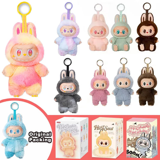 Unbox the Hype: Labubu The Monsters "Have A Seat" Blind Box Plush Keychain - Collect All the Cuteness!