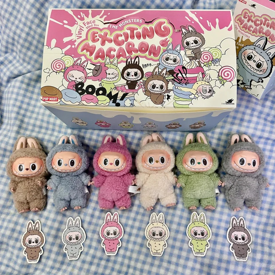 Unbox the Hype: Labubu The Monsters "Have A Seat" Blind Box Plush Keychain - Collect All the Cuteness!