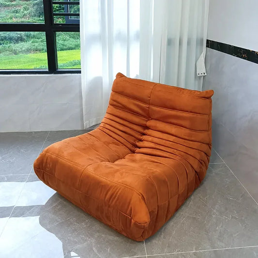 The Ultimate Marshmallow Throne | Mid-Century "Caterpillar" Floor Sofa