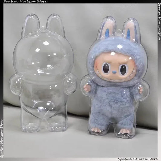 Labubu in a transparent cover case