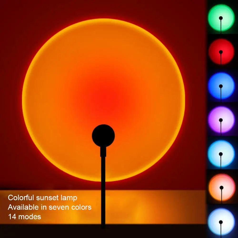 Insta-Vibes USB Sunset Lamp: Transform Your Room into a Golden Hour Dream! As seen on Tiktok
