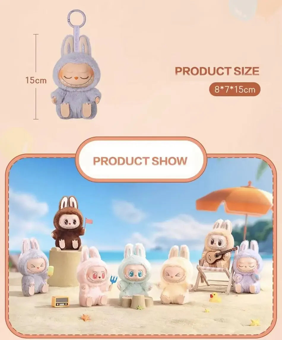 Unbox the Hype: Labubu The Monsters "Have A Seat" Blind Box Plush Keychain - Collect All the Cuteness!