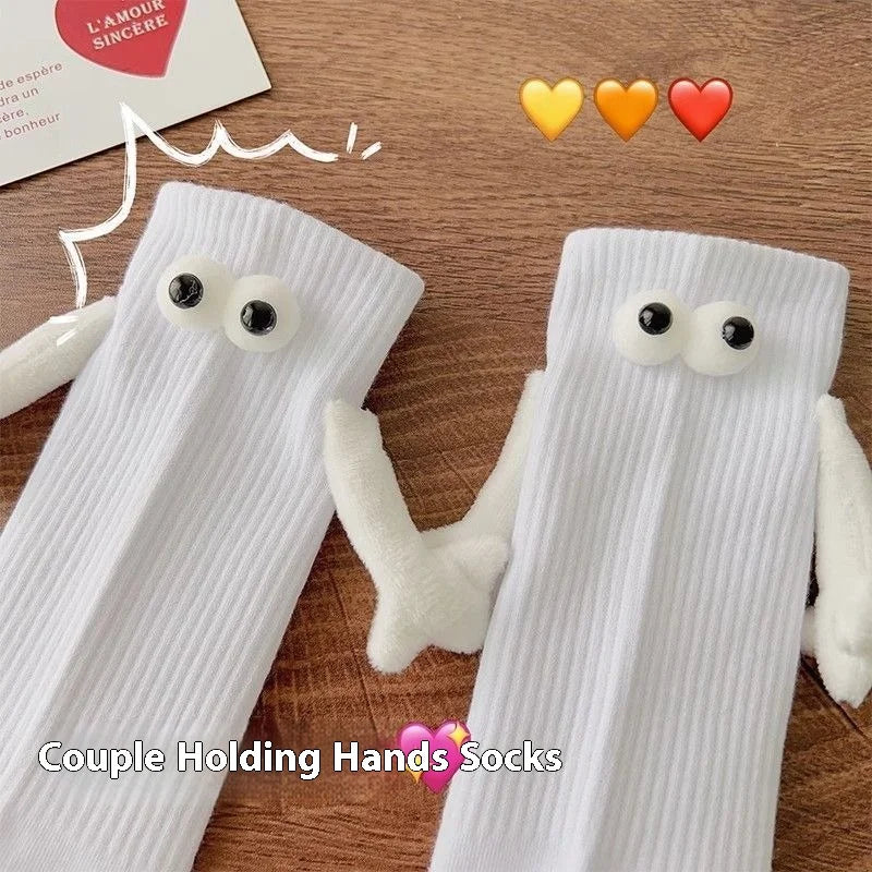 Magnetic Hand-Holding Couple Socks (Unisex) – Fun & Unique Gift for Lovers & Friends!
