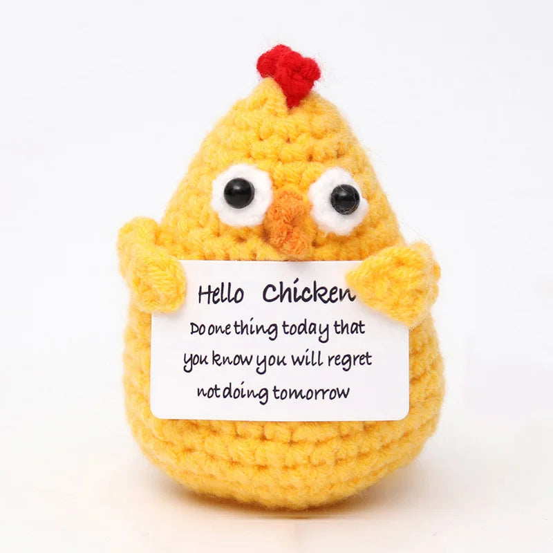Get Your Daily Dose of Awesome: The "Positive Duck" Crochet Companion!
