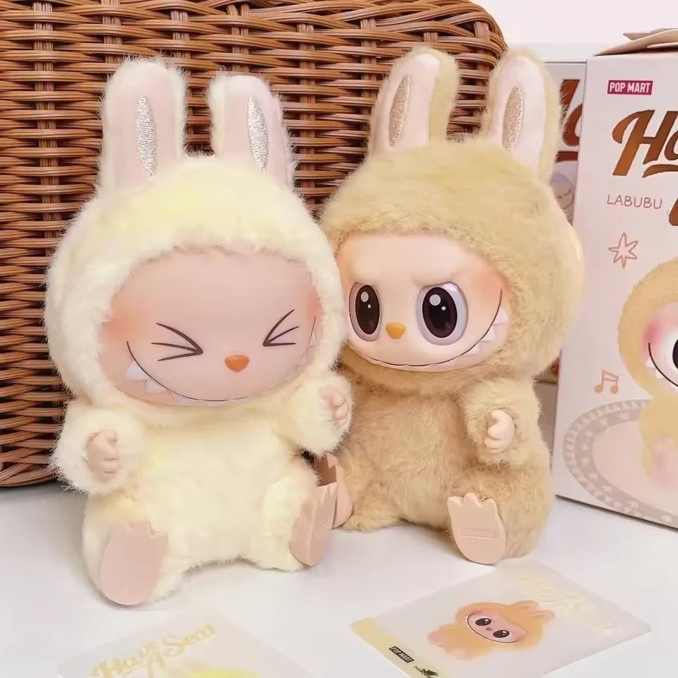 Unbox the Hype: Labubu The Monsters "Have A Seat" Blind Box Plush Keychain - Collect All the Cuteness!