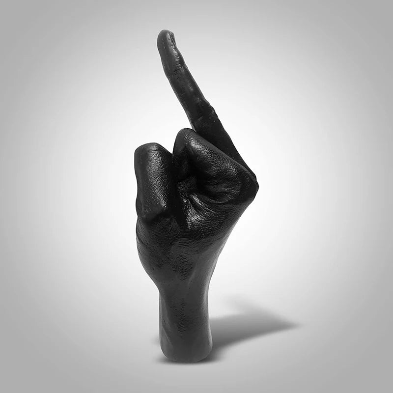 Unleash Your Inner Rebel: The Ultimate Resin Middle Finger Statue for Home & Office! (Maybe not :)