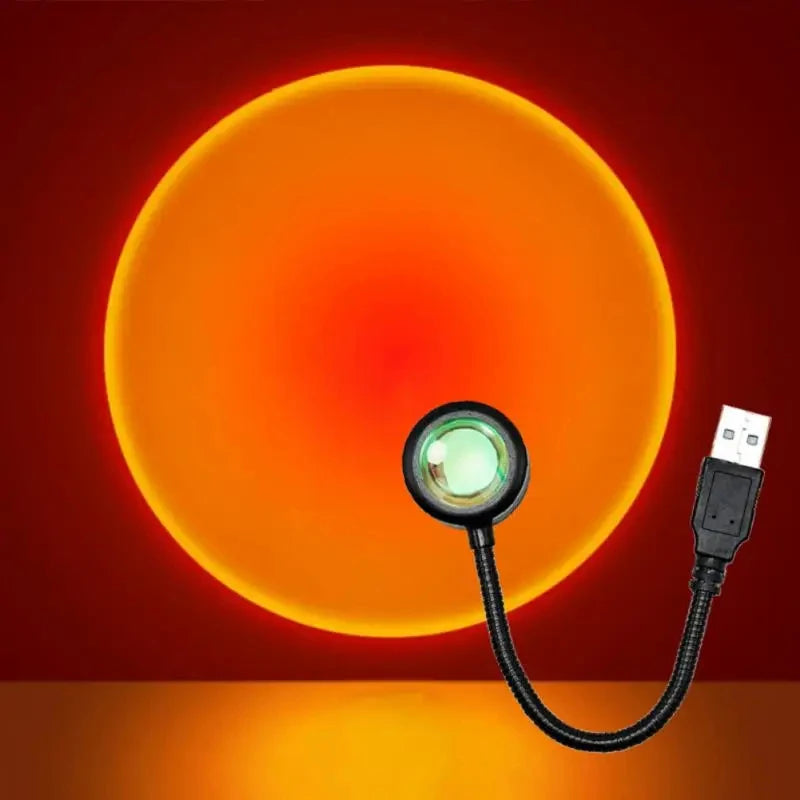 Insta-Vibes USB Sunset Lamp: Transform Your Room into a Golden Hour Dream! As seen on Tiktok