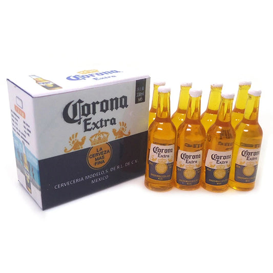 "Party Time!" Dollhouse Beer Set | Quirky Miniature Corona Beer Drink Scene