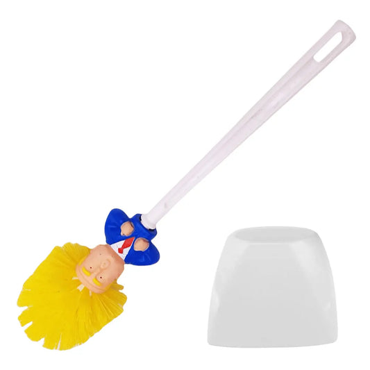 Make Cleaning Great Again! The Hilarious "Trump" Toilet Brush & Bathroom Novelty Gift. Funny Donald Trump Bathroom Cleaning Brush